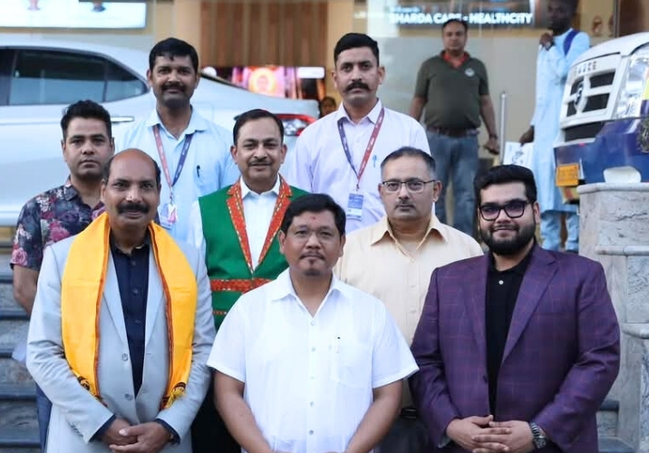 A Prestigious Visit by Hon’ble CM Shri Conrad K. Sangma Ji at ShardaCare – Healthcity