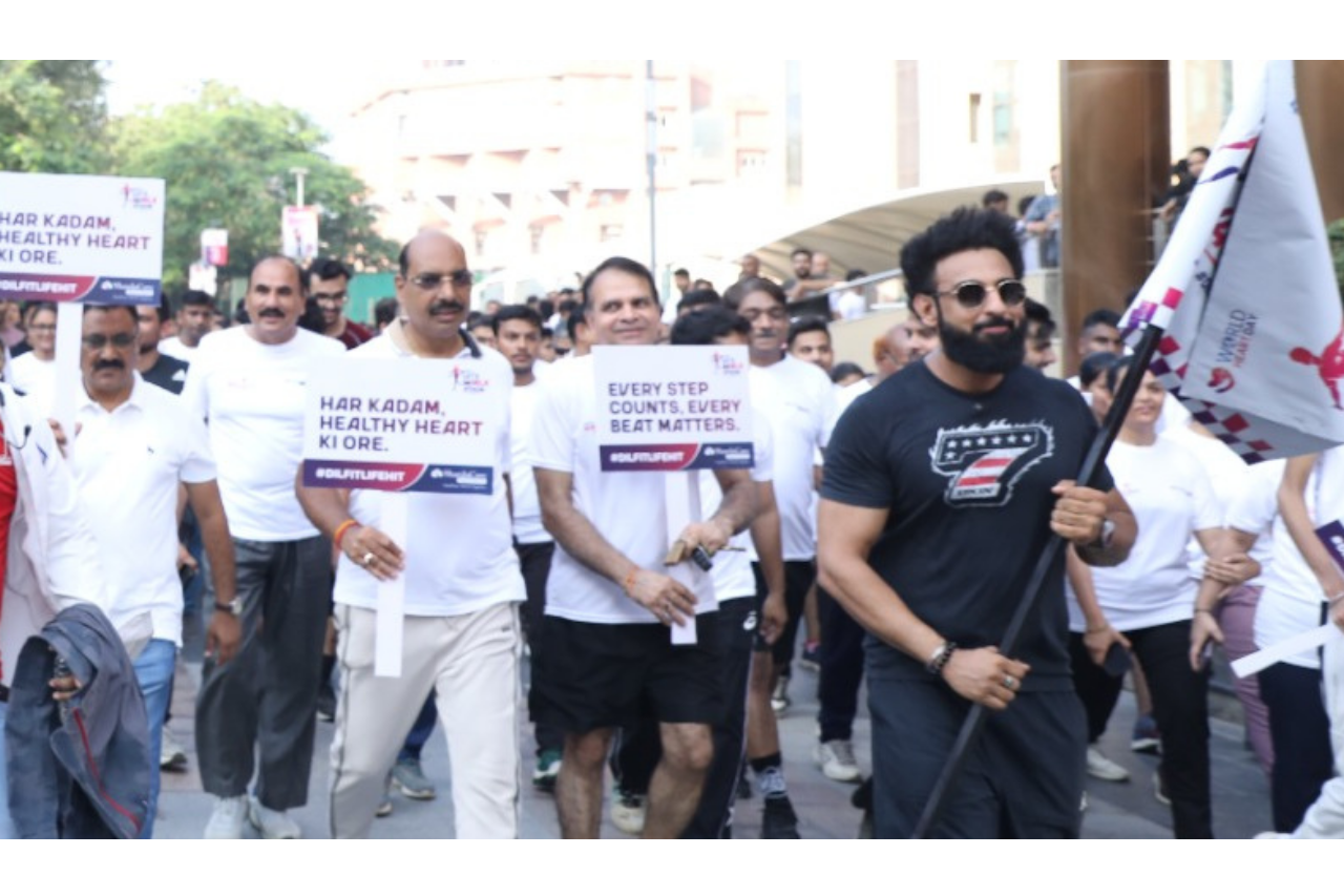 World Heart Day Walkathon 2025 by ShardaCare Healthcity